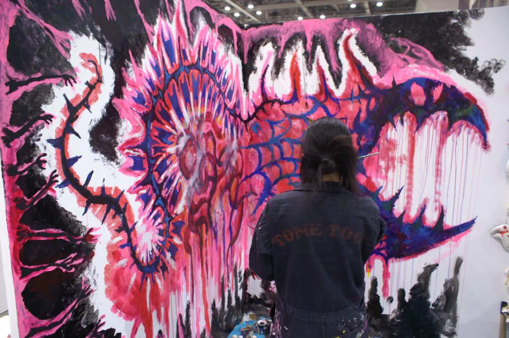 Live painting at Design Festa 25