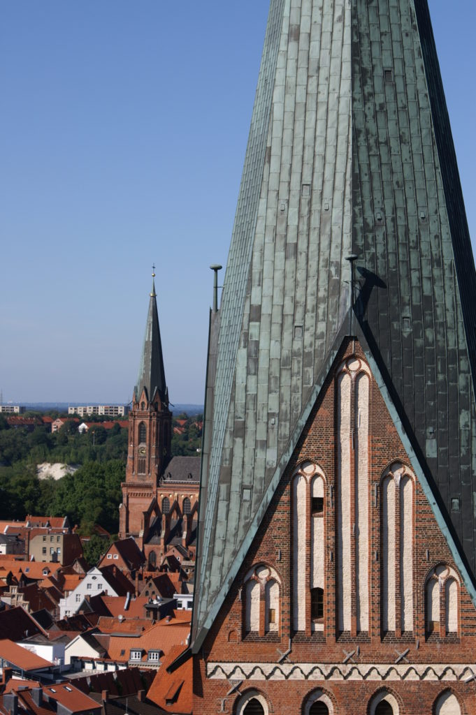 Lüneburg view over the roofs