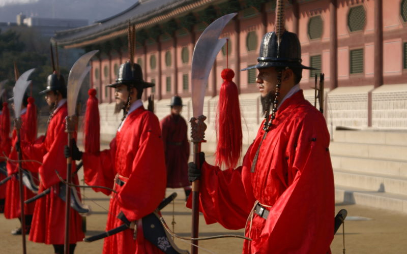 Guards at Gyeongbok