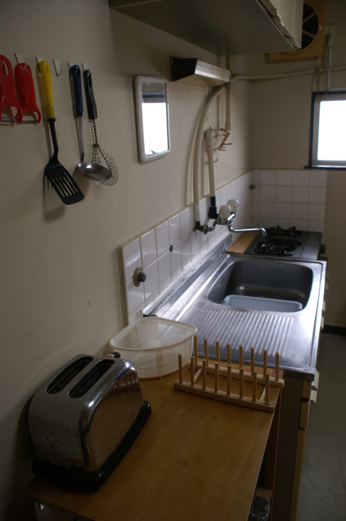 Kitchen in my first Japanese apartment