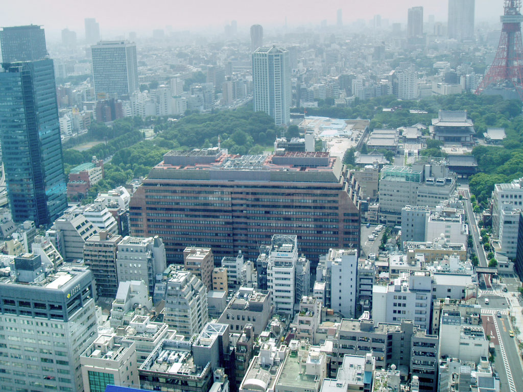 Tokyo, with Tokyo Tower