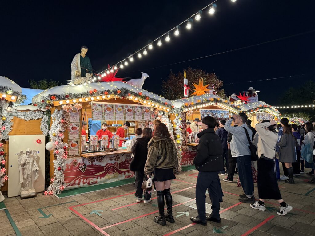 Tokyo Skytree Town Dream Christmas food vendor