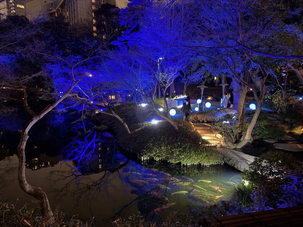 Tokyo Blue Garden pond